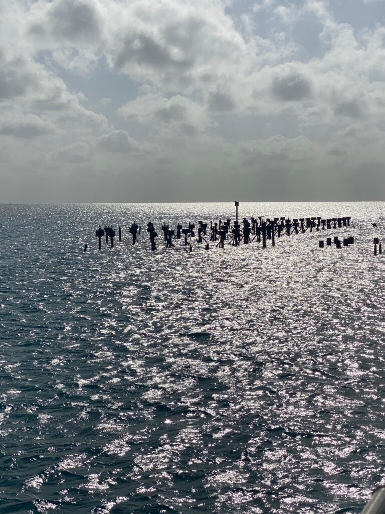 Ocean leaving Dry Tortugas