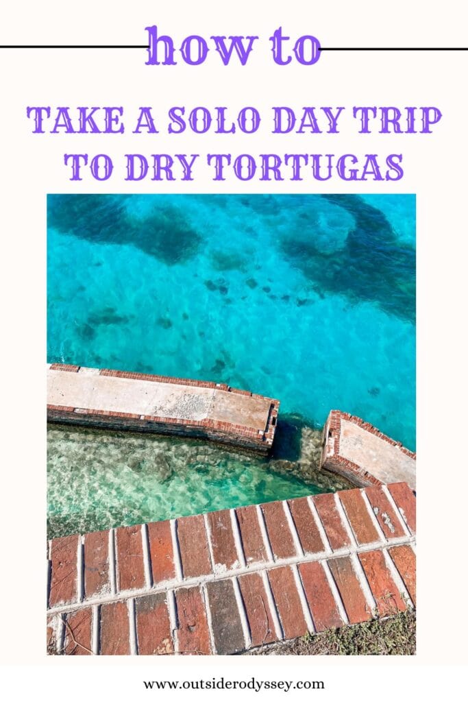 Pinterest pin for Dry tortugas