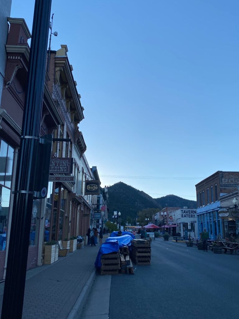 downtown Idaho springs Colorado