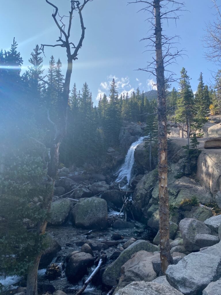 Alberta Falls at Rocky Mountain National Park