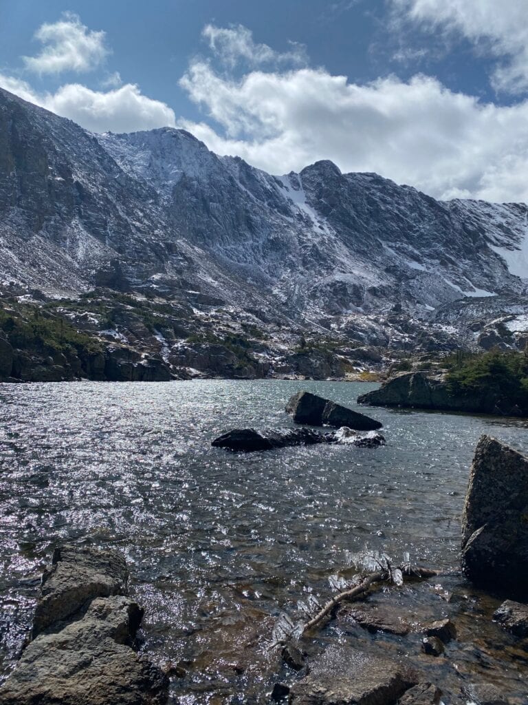Lake of Glass at Rocky Mountain National Park