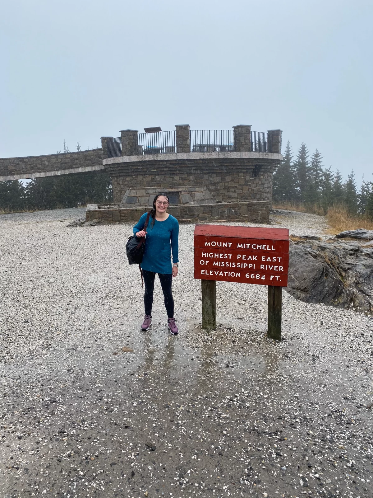 Top of Mount Mitchell hike