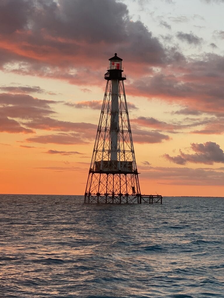 Islamorada sunset at Alligator Reef