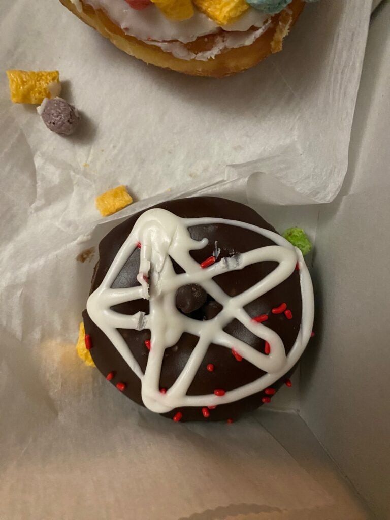 pentagram donut